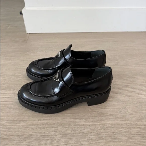 Never worn Authentic black Prada loafers size 36 - Picture 4 of 8